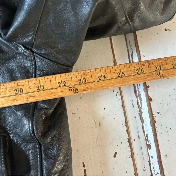 Vintage LL Bean G-1 Goatskin Leather Bomber Flight Jacket 42 Wool Quilt Lined - Picture 16 of 16